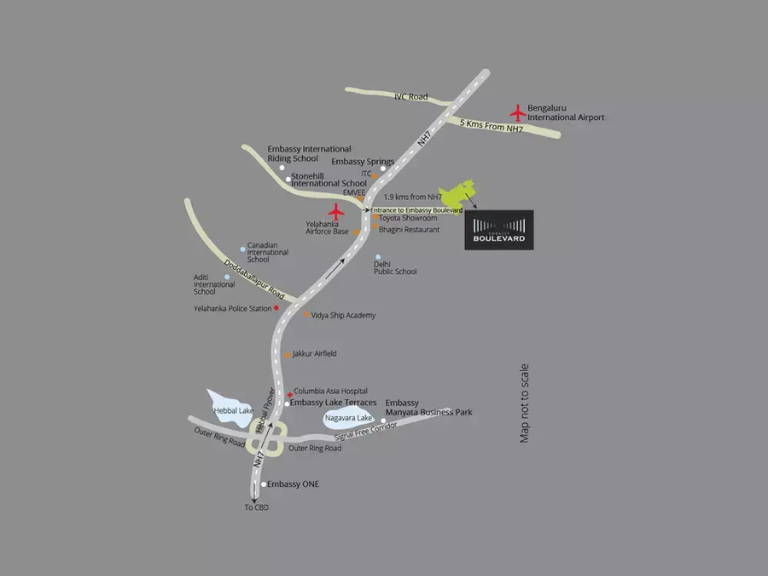 Embassy Buoulevard Location